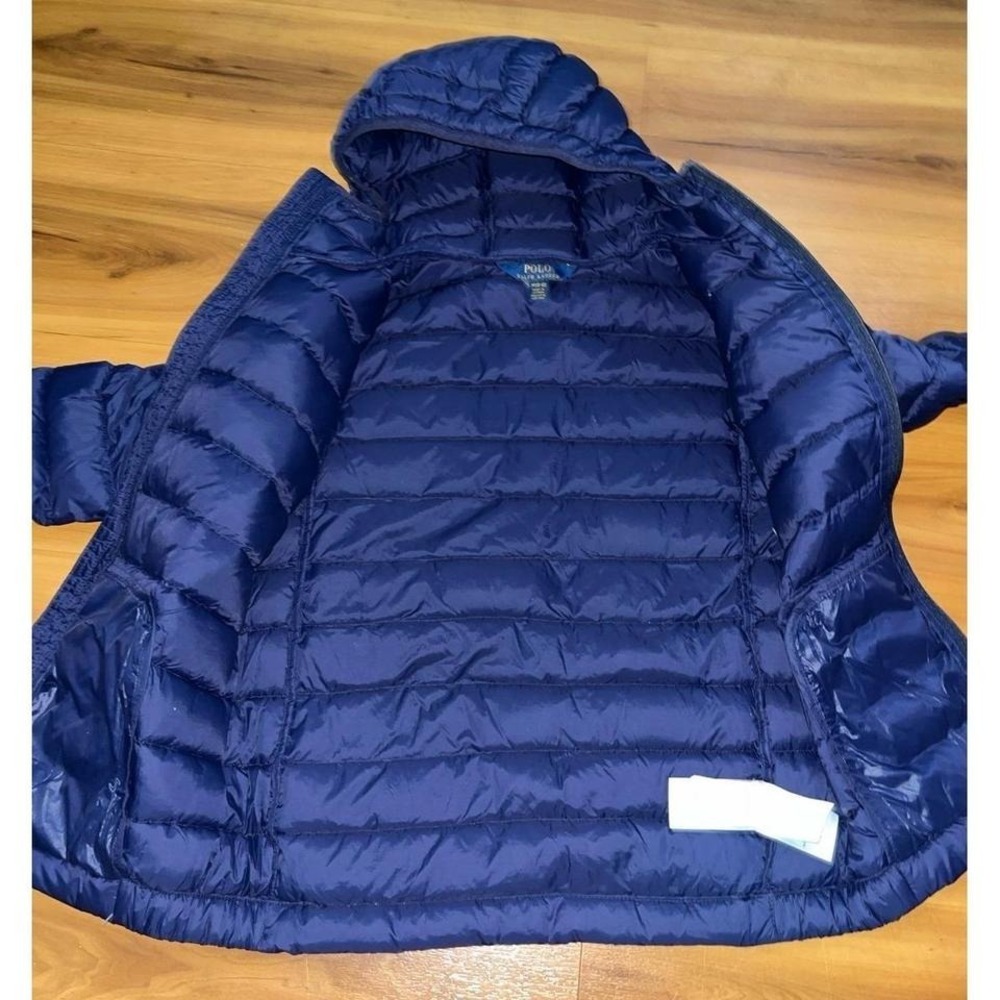 Boys Polo Ralph Lauren Down Hooded Full Zip‎ Puffer Jacket - Picture 6 of 6